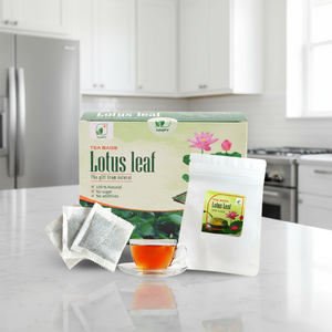 Té de Hojas de Loto 100% Natural NMPT, Bebida Herbal Vietnamita para el Apoyo Diario de la Vitalidad - Product Image 1