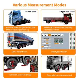 Vente en gros d'usine, kits complets d'alignement des pneus de voiture, de bus et de camion 3D à quatre roues, avec pince et équipement, meilleur prix de vente - Product Image 4