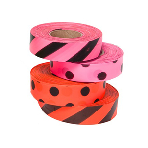 1 "x 125 'cuộn sọc hoặc Polka Dots bắc cực PE PVC gắn cờ Băng - Product Image 3