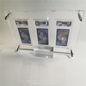 Boîte de protection murale en acrylique pour cartes de jeu, 3 emplacements, personnalisable, la plus vendue en usine - Product Image 6