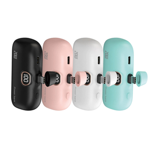 Led hiển thị kỹ thuật số PD USB Loại C công suất cao <span class=keywords><strong>5000mAh</strong></span> Mini Pocket ngân hàng điện với sạc nhanh du lịch viên nang nhỏ xách tay - Product Image 1