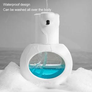 Nouveau distributeur de savon intelligent sans fil rechargeable par USB, portable, avec capteur infrarouge, mural, machine à laver les mains automatique à mousse - Product Image 5