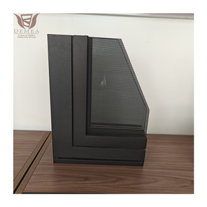 DEMEA Marco de ventana de madera moderno Vidrio doble Revestimiento de aluminio Ventana de madera de roble Ventanas abatibles giratorias - Product Image 5