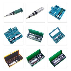 Juego de 13 Uds. Extractor de tornillos dañados oxidados, destornillador de martillo con adaptador de enchufe hexagonal de puntas S2 - Product Image 6