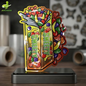 Sacs Mylar personnalisés avec logo, découpés sur mesure, en plastique, à fond plat, résistants aux enfants et anti-odeur, 3,5 x 28g - Product Image 2