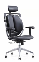 Chaise de bureau ergonomique à haut dossier, siège de patron multifonction