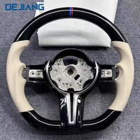 Volant de direction en bois de pêcher de style sportif compatible avec BMW F15 F22 F30 F31 F32 F10 F06 F20 F80 E90 G30 E60 E46 E92 G20 X5 E70 M4