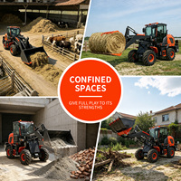 Hocheffizienter Radlader KL932 42kW 0,45m³ Schaufel Landwirtschaftsmaschine für Obstgarten-Gewächshaus-Ackerarbeiten