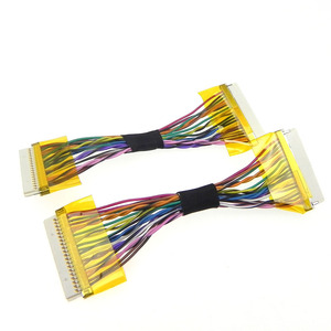 맞춤형 DF19-20S-1C 20P LVDS 와이어 하네스 1.0mm 피치 DF19G-20S-1C LCD 스크린 케이블 어셈블리 - Product Image 3