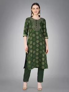 ชุดเดรสคอกลมผ้าคอตตอนโบฮีเมียนปักลายสีทึบยาวถึงเข่าสำหรับใส่ทำงานชุดเดรสผ้าซักได้สำหรับฤดูร้อน - Product Image 4