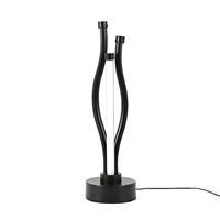 Lampe de bureau LED moderne à commande tactile avec prise USB, ports USB et éclairage à intensité variable pour la décoration d'hôtels, de maisons et de bureaux de luxe