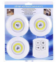 Lampe LED sans fil à télécommande par applaudissement, contrôle tactile progressif, étanche, mignonne, pour chambre à coucher, armoire, chevet, petite taille