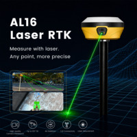 Equipo de Topografía GPS con Visualización Láser AR, Mapeo de Alta Precisión con Drones, 1408 Canales, CORS, NTRIP, 4G, Láser RTK GNSS