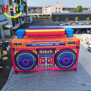 Radio Inflable con Luces de Colores en Forma de Caja de Dibujos Animados para Decoración de Fiestas - Product Image 3