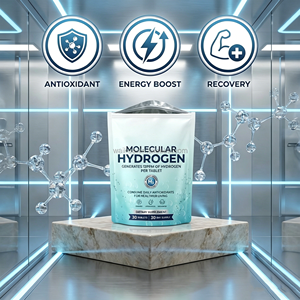 Compresse <span class=keywords><strong>di</strong></span> Idrogeno Molecolare ad Alta Concentrazione, Supporto Antiossidante 12ppm, Integratore Energetico Arricchito con <span class=keywords><strong>Vitamine</strong></span> - Product Image 3