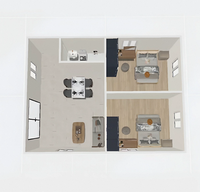 Maisons conteneurs à panneaux sandwich personnalisables et faciles à assembler, design moderne, installation rapide pour appartements et villas de villégiature