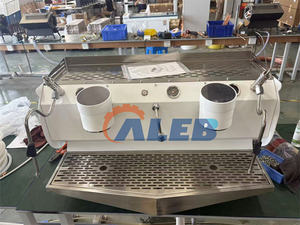 Extracteur de café expresso à prix d'usine Machine à ébullition Source d'alimentation électrique Machine à café Machine à café 2 groupes ou 1 <span class=keywords><strong>groupe</strong></span> - Product Image 2