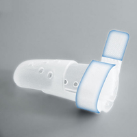 Attelle d'articulation de doigt fixe avec matériau respirant pour la récupération et l'immobilisation des fractures