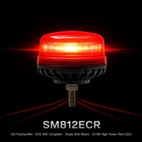 Luz Estroboscópica LED de Alta Potencia Roja/Azul/Ámbar de 12V para Ambulancias y Vehículos, con Destello Brillante