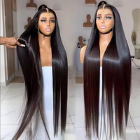 Vente en gros cheveux vietnamiens bruts alignés sur les cuticules perruque suisse Hd avec fermeture en dentelle perruques sans colle cheveux humains avant de lacet perruques pour les femmes noires