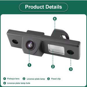 170 ahd 1080p 1000tvl רישיון צלחת תצוגה אחורית אור מצלמה עבור <span class=keywords><strong>chevrolet</strong></span> epica lova aveo שבי A בואה קרוז ניצוץ hr לקטי - Product Image 3