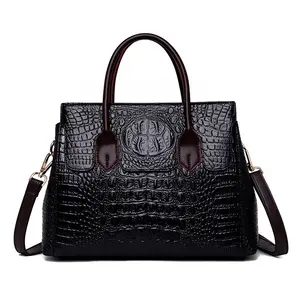 Crocodile bag female 2023 new Europe and the United States single shoulder crossbody bag female handbag large bag