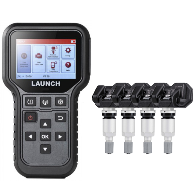LAUNCH CRT5011E Reset Relearn Programmer TPMS Activation Diagnostic Tools with 4pcs LTR-03 Sensors