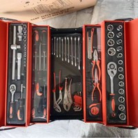 Jeu de clés à cliquet professionnel de 85 pièces, douilles CR-V à 72 dents, à dégagement rapide, 1/4, 3/8, 1/2, kit d'outils pour mécaniciens, réparation automobile