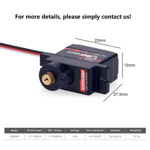 Servo motor Digital Micro Steering Gear for Drone RC <b>model</b> <b>car</b> 2g 3.7g 4.3g 6g 8g 9g 17g 25g Accessory with Metal Plastic Teeth - Product Image 2