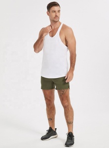 Sport Shirt Custom Logo 95% Polyester Running <b>Vest</b> Fitness Stringer Exercise Men Bodybuilding <b>Slim</b> Workout Muscle GYM Tank Tops - Product Image 5