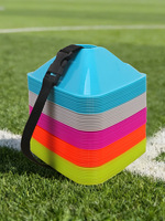 Cônes d'entraînement de football BinYao, cônes d'agilité, marqueur triangulaire, disque, obstacle, plastique souple, épaissi, élastique BY-273