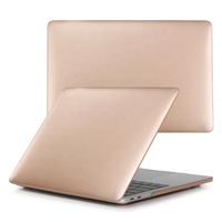 Étui de protection pour ordinateur portable en caoutchouc rigide de style peinture métallisée brillante de luxe pour macbook, étui personnalisé avec logo imprimé pour Macbook Pro 13