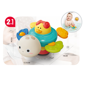 Nouveau jouet écologique tortue mignonne, jouet de <span class=keywords><strong>jeu</strong></span> coloré, jouet de bain et d'eau avec sucette et anneau de dentition à mâcher pour <span class=keywords><strong>bébé</strong></span> - Product Image 1
