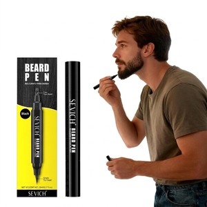 SEVICH Matita Ritocco <span class=keywords><strong>Barba</strong></span> 5ml 2 in 1 Impermeabile, Penna <span class=keywords><strong>Colorante</strong></span> Istantanea per <span class=keywords><strong>Barba</strong></span>, Tinta per <span class=keywords><strong>Barba</strong></span> da <span class=keywords><strong>Uomo</strong></span> - Product Image 1