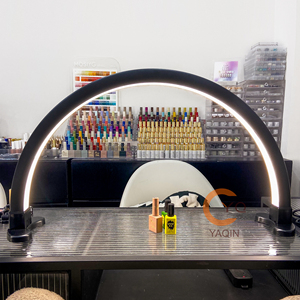 Haute qualité Logo Personnalisé Oem Demi Lune Arche Ongles Outils Peinture Bureau Lampes De Table Salon De Beauté Manucure <span class=keywords><strong>Led</strong></span> Ongles Lampes - Product Image 5
