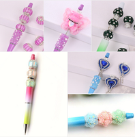 Nouvel Arrivage en Gros : Perles Fantaisie en Argile Céramique de 20 mm avec Strass en Forme de Fleur, Perles Espacées pour la Fabrication de Bijoux et Accessoires pour Stylos
