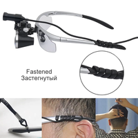 2.5X 3.5X Dental Headlights Magnifying Wearable Glasses Loupes With 5W LED Spotlight Headlight