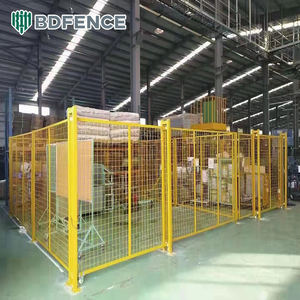 รั้วตาข่ายลวดหนามสำหรับแยกพื้นที่คลังสินค้า รั้ว<span class=keywords><strong>กั้น</strong></span>พื้นที่โรงงาน อุปกรณ์จัดเก็บสินค้าและอุปกรณ์เก็บของ รั้วนิรภัยสำหรับโรงงาน - Product Image 2