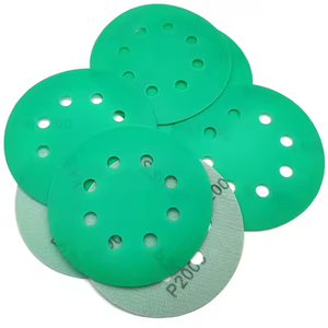 メーカー125mm 5インチグリーンセラミックフックとループ砂紙研磨サンディングディスク金属用 - Product Image 6