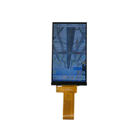Écran LCD TFT BOE 5,0 pouces 480*854 points, 61,56 x 109,53 mm, écran tactile circulaire CTP, interface MIPI et RGB d'usine