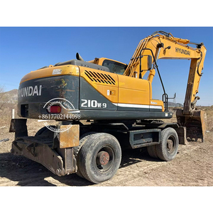 Excavatrice sur pneus Hyundai 210W-7 d'occasion, équipement lourd à vendre, Hyundai 210 210W-9T d'occasion - Product Image 1