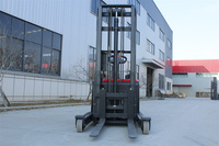 Chariot élévateur à palettes électrique en promotion, hauteur de levage 1,6 m - 2,5 m, chariot élévateur à palettes à batterie pour usage industriel en entrepôt