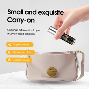 น้ำหอมกลิ่นโรลออนบอลสำหรับทุกเพศกลิ่นกลิ่นกุหลาบดอกไม้ยาวนานกลิ่นวานิลลา10มล. ของขวัญที่เป็นมิตรต่อการเดินทาง - Product Image 4