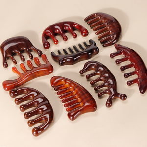 Peine Gua Sha para Drenaje Linfático, Masajeador Facial Profundo para Cuero Cabelludo, Herramienta Corporal para Relajación de Cuello y Espalda y Belleza - Product Image 6