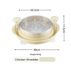 Wholesale Hot Selling Plastic Manual Chicken Breast Shredder <b>Tool</b> <b>BBQ</b> Accessories for Home Kitchen Meat Shredding Steak Usage - Product Image 4