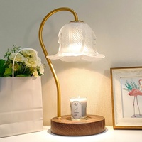 Nouvelle Lampe à Cire Parfumée Nordique Décorative, Chauffe-Parfum Sans Flamme, Diffuseur de Bougies de Table