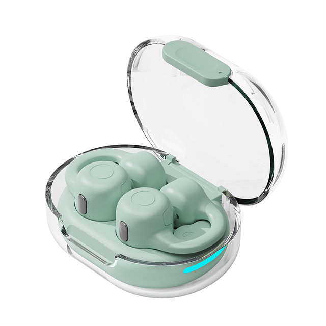 Open-ear AI-translating Earclip Headphones ENC Noise Cancellation IPX5 Waterproof