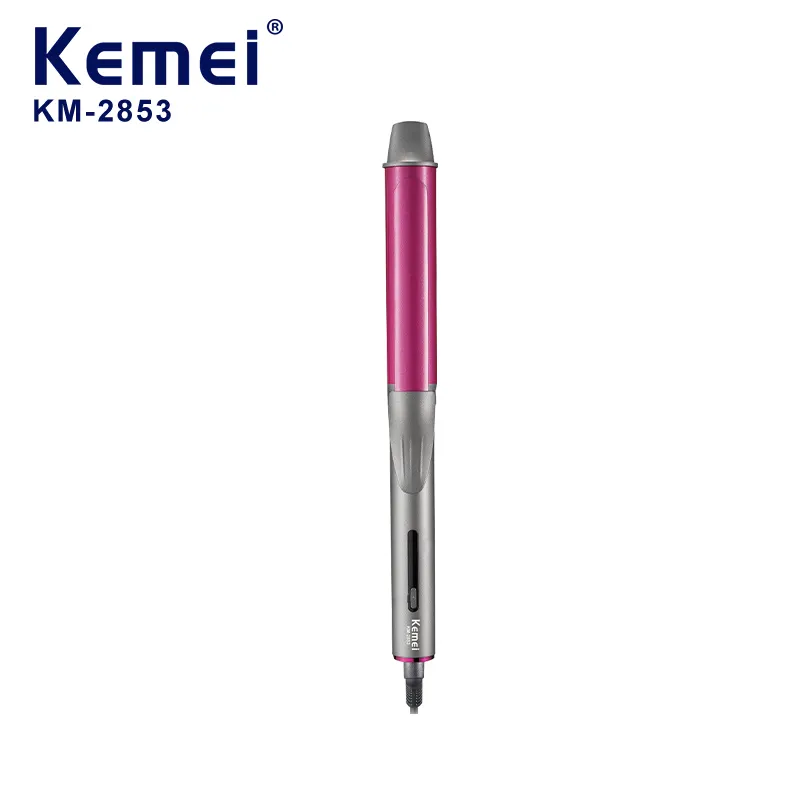 Kemei Curling Iron With Adjustable Heat Control km-2853 Negative Ions Professional Hair Curling Iron