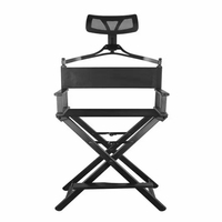 Mallette de maquillage en aluminium avec support mallette de maquillage professionnelle avec lumière led miroir chariot mallette cosmétique éclairée