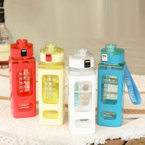 New Arrival 700ml Motivational Water <b>Bottle</b> With Time Marker Bpa Free Fitness Time Maker Sport Plastic Water <b>Bottles</b> - Product Image 2